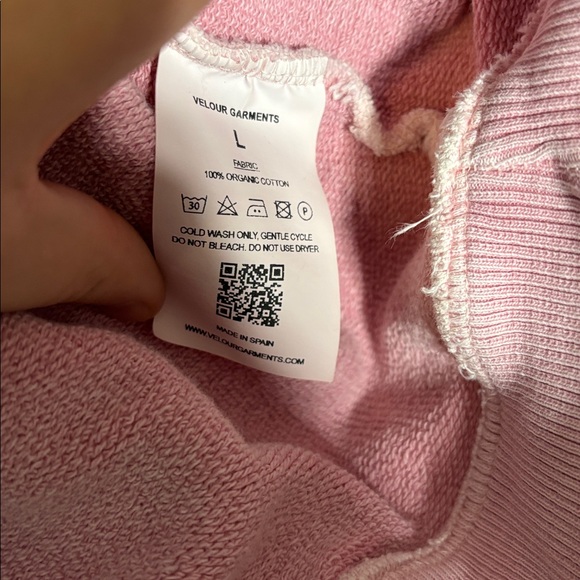 Velour Garments Organic Cotton Hoodie - Picture 4 of 6